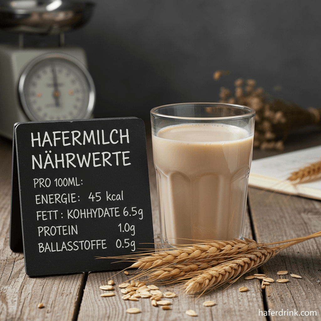 Hafermilch Nährwerte im Überblick